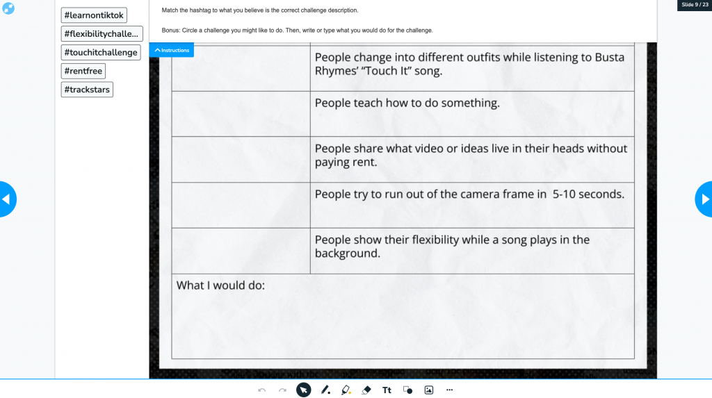 Tik Tok social media literacy activity and lesson